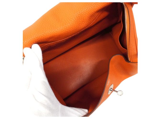 Hermès Hermes Lindy 30 Handtasche Braun - Ansicht 4
