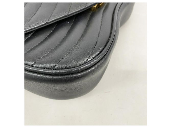 Borsa a catena Louis Vuitton New Wave PM M51683 Noir Nero - vista 7
