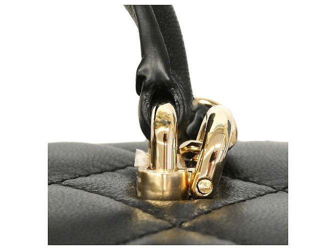 Borsa a tracolla con catena Chanel Matelassé Nero - vista 7
