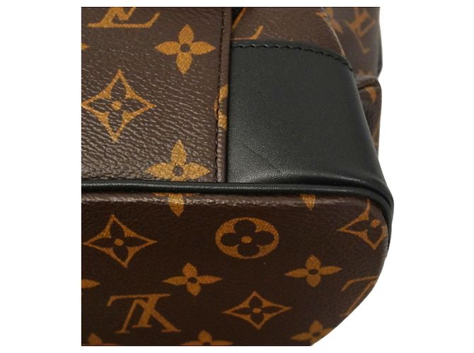 Louis Vuitton Monogram Macassar Christopher MM Backpack Brown - view 6