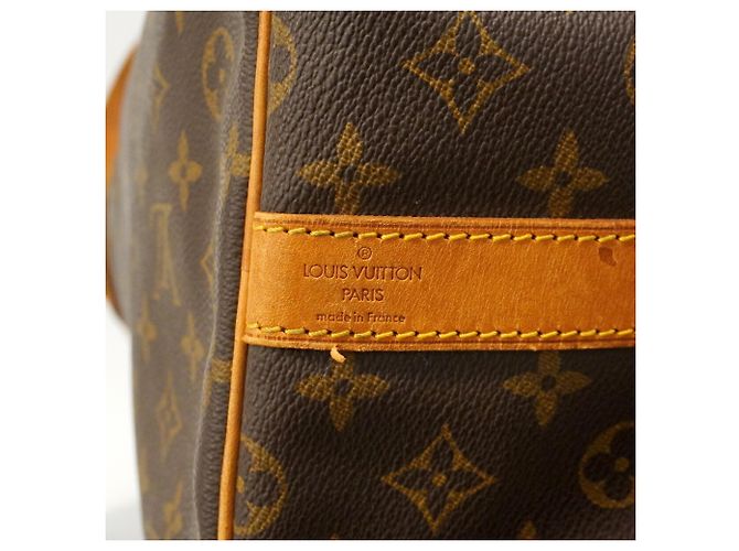 Louis Vuitton Monogram Keepall Bandoulière 60 Boston Bag Marrone - vista 5