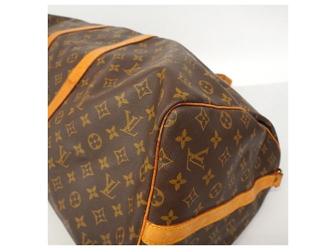 Louis Vuitton Monogram Keepall Bandoulière 60 Boston Bag Marrone - vista 6