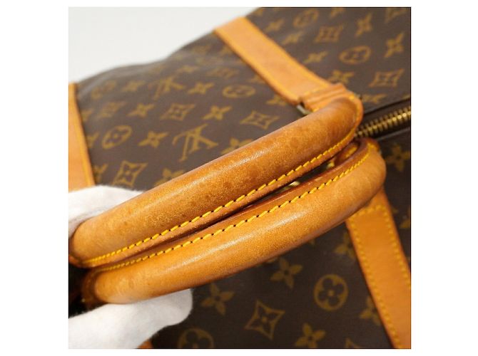 Louis Vuitton Monogram Keepall Bandoulière 60 Boston Bag Marrone - vista 7