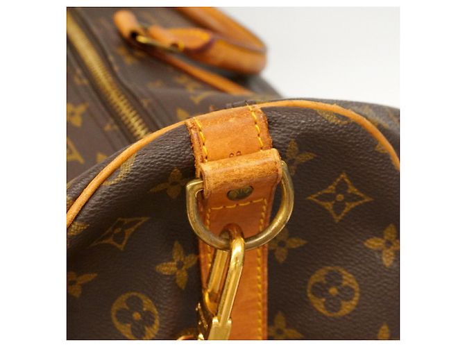 Louis Vuitton Monogram Keepall Bandoulière 60 Boston Bag Marrone - vista 9