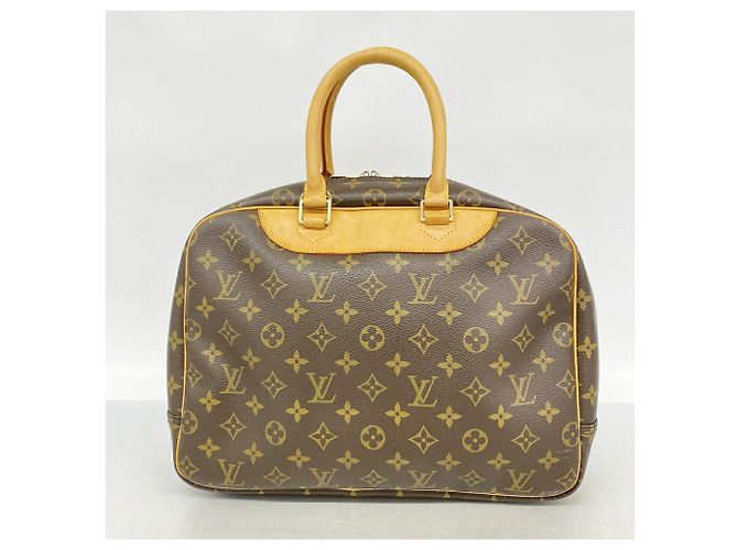 Borsa Louis Vuitton Monogram Deauville Marrone - vista 10