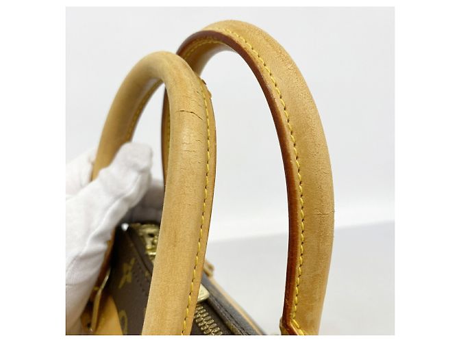 Borsa Louis Vuitton Monogram Deauville Marrone - vista 6