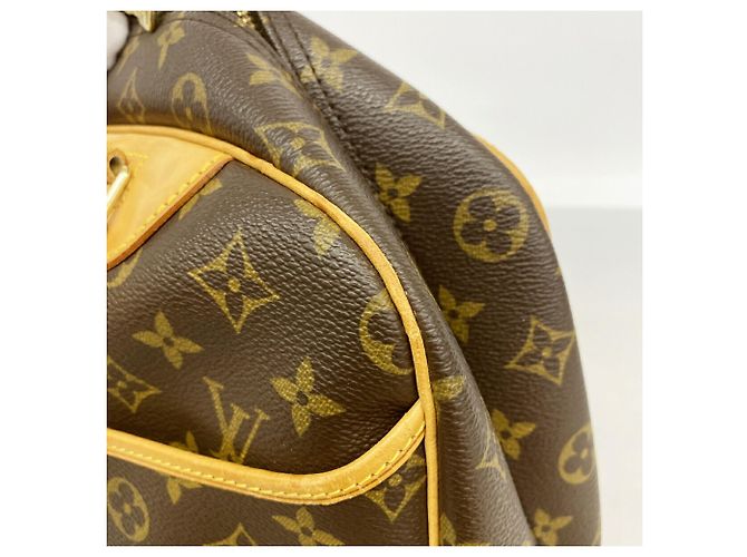 Borsa Louis Vuitton Monogram Deauville Marrone - vista 7