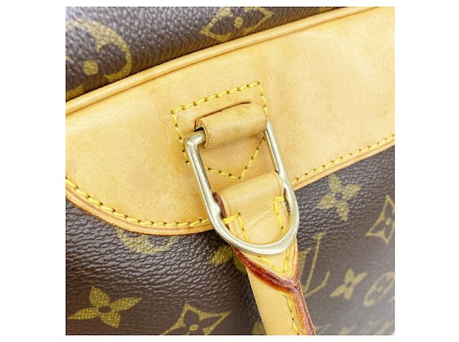 Borsa Louis Vuitton Monogram Deauville Marrone - vista 9