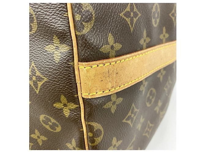 Keepall Borsa Boston Louis Vuitton Marrone - vista 7