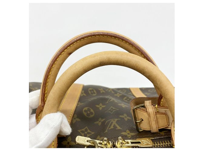 Keepall Borsa Boston Louis Vuitton Marrone - vista 9