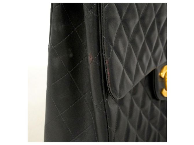 Chanel Large Matelassé Schultertasche Schwarz - Ansicht 11