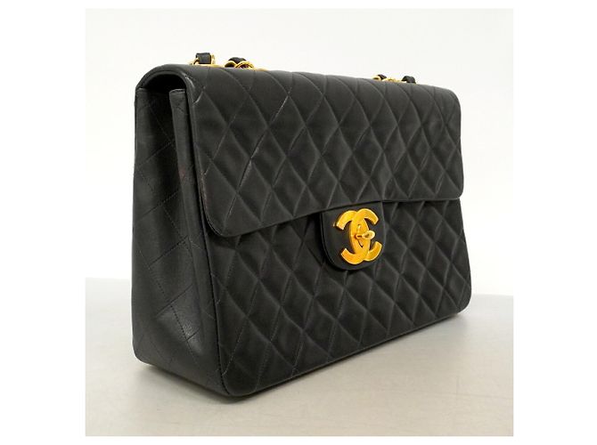 Chanel Large Matelassé Schultertasche Schwarz - Ansicht 2