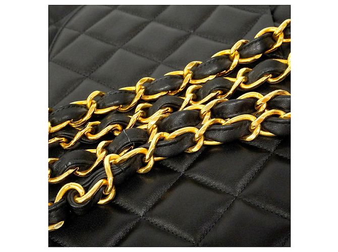 Chanel Large Matelassé Schultertasche Schwarz - Ansicht 7