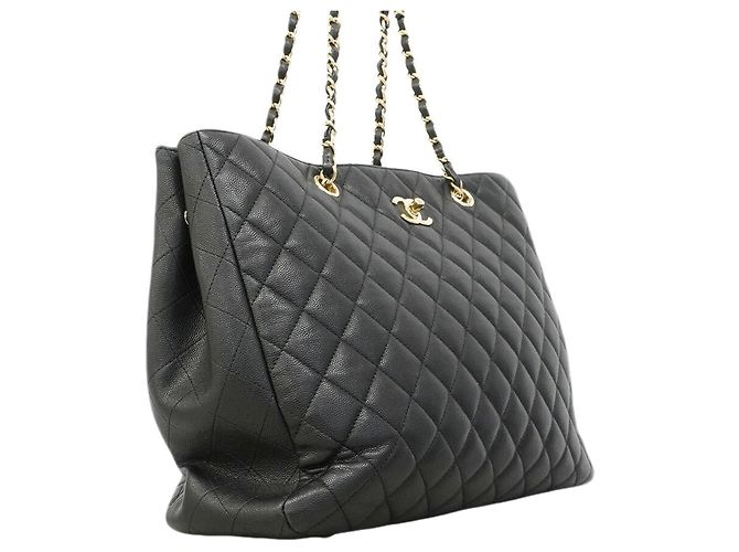 Borsa Tote Chanel Matelassé con catena Nero - vista 2