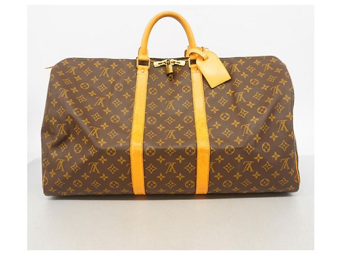 Louis Vuitton Monogram Keepall 55 Boston Bag Braun - Ansicht 11