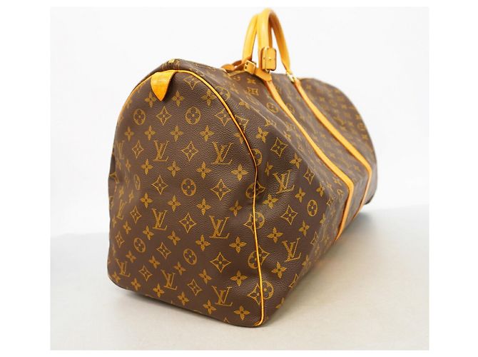 Louis Vuitton Monogram Keepall 55 Boston Bag Braun - Ansicht 2