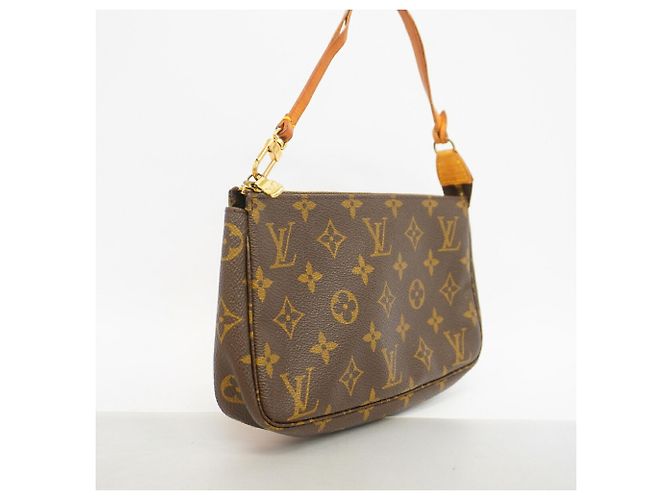 Louis Vuitton Monogram Pochette Accessoires Pouch Castaño - vista 2
