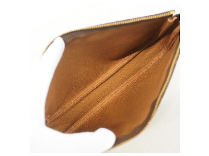 Louis Vuitton Monogram Pochette Accessoires Pouch Castaño - vista 4