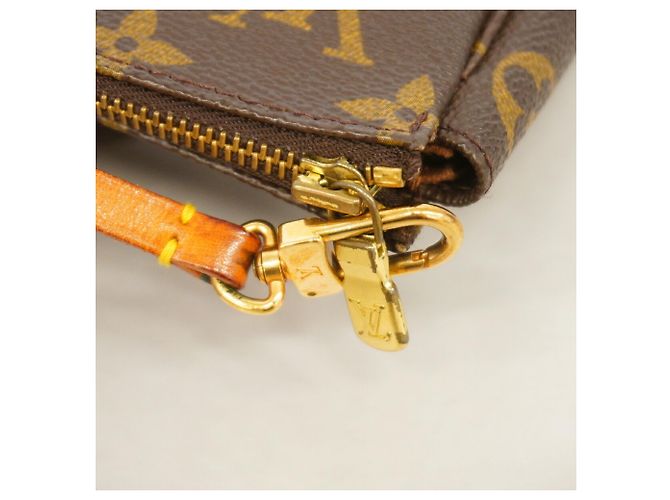 Louis Vuitton Monogram Pochette Accessoires Pouch Castaño - vista 7