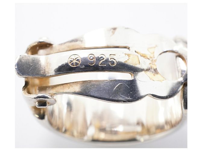 Orecchini a clip Chanel in argento sterling 925 - vista 5