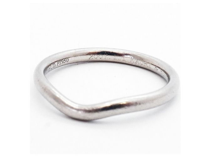 Autre Marque Tiffany & Co. Gebogener Ring aus Platin - Ansicht 6