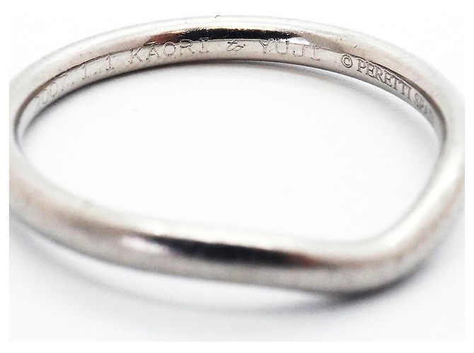 Autre Marque Tiffany & Co. Gebogener Ring aus Platin - Ansicht 7