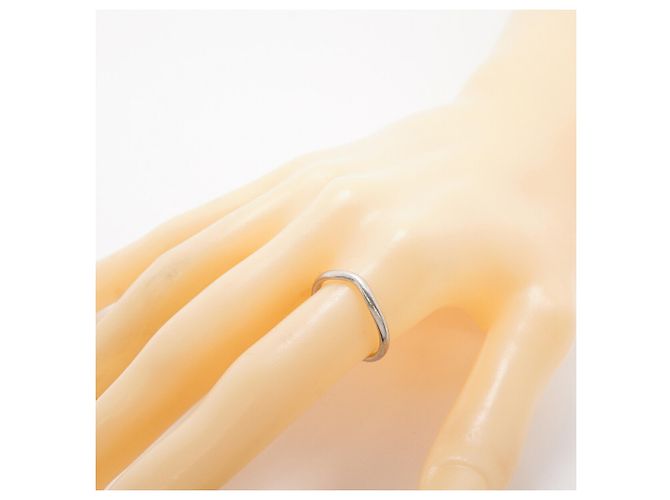 Autre Marque Tiffany & Co. Gebogener Ring aus Platin - Ansicht 9