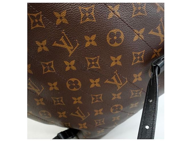 Zaino Louis Vuitton Monogram Palm Springs MM Marrone - vista 11