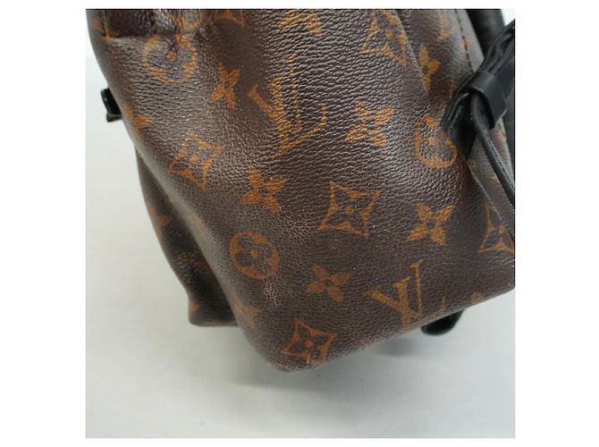 Zaino Louis Vuitton Monogram Palm Springs MM Marrone - vista 12