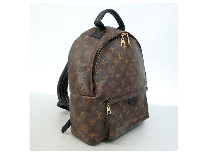 Zaino Louis Vuitton Monogram Palm Springs MM Marrone - vista 2