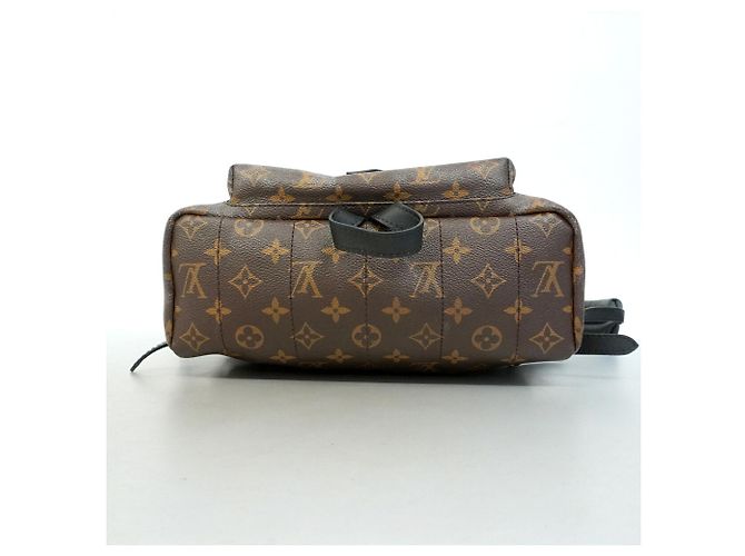 Zaino Louis Vuitton Monogram Palm Springs MM Marrone - vista 3