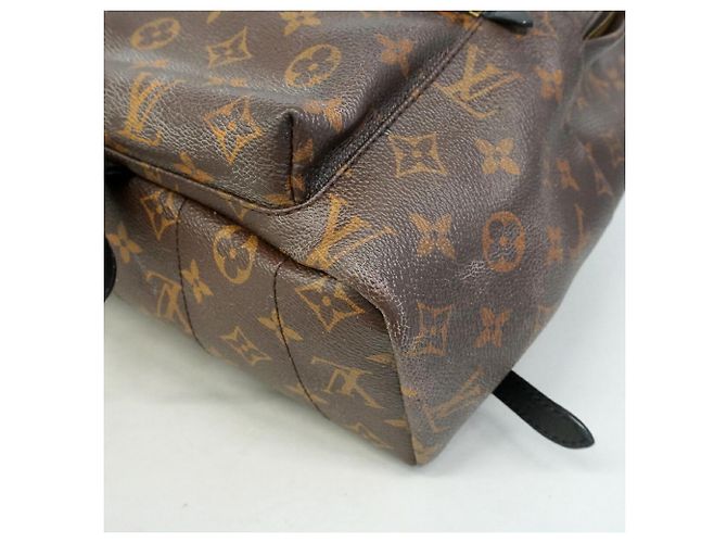 Zaino Louis Vuitton Monogram Palm Springs MM Marrone - vista 6