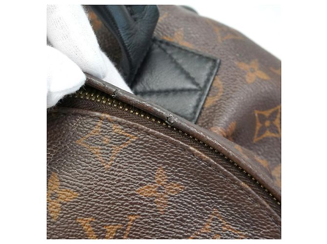 Zaino Louis Vuitton Monogram Palm Springs MM Marrone - vista 7