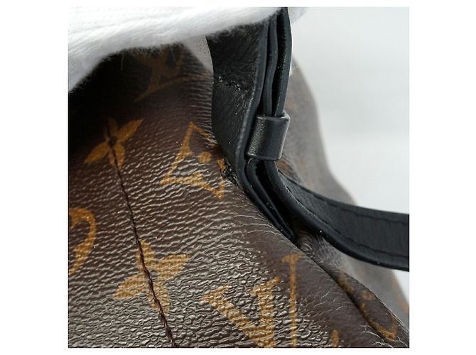 Zaino Louis Vuitton Monogram Palm Springs MM Marrone - vista 8