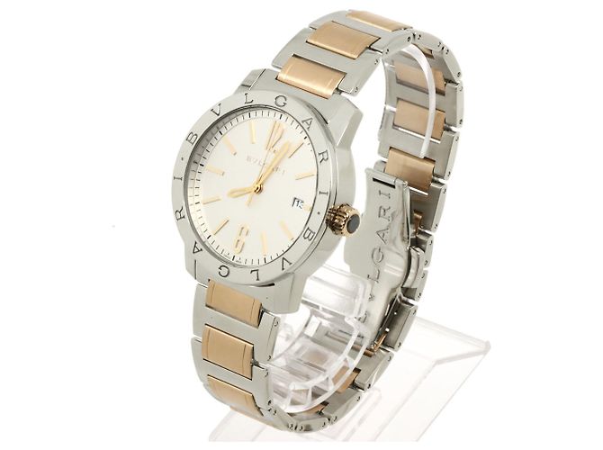 Bulgari Orologio automatico da uomo BVLGARI BB39S Rosa - vista 3