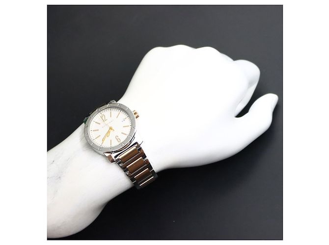 Bulgari Orologio automatico da uomo BVLGARI BB39S Rosa - vista 4