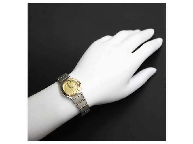 Omega Constellation Damenuhr, gebürstet, zweifarbig - Ansicht 4