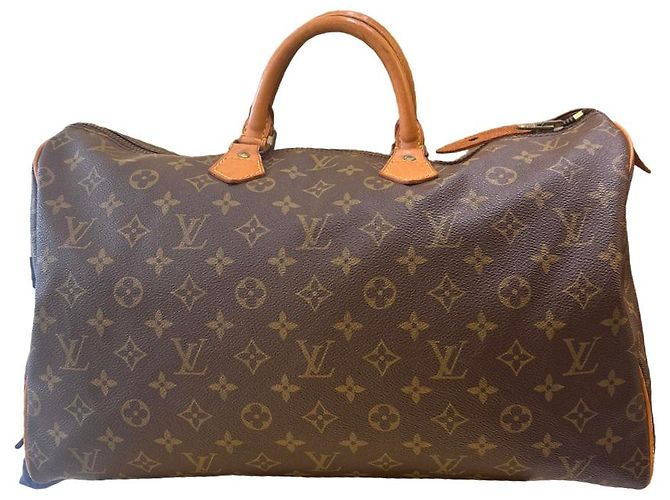 Louis Vuitton Speedy Bandouliere Monogram Canvas 40 Marrone - vista 2