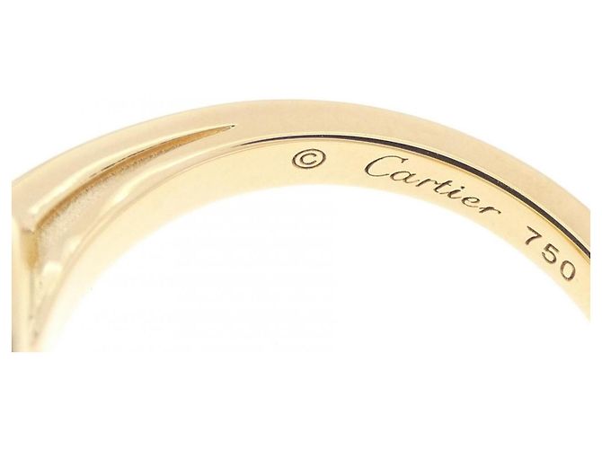 Anello Cartier Agrafe in oro giallo 18K - vista 4