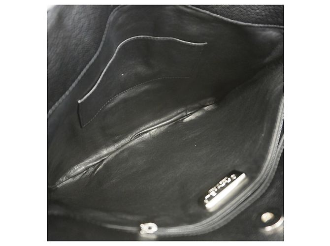Borsa Tote Chanel in pelle nera Nero - vista 4