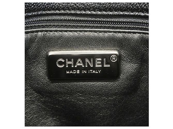 Borsa Tote Chanel in pelle nera Nero - vista 5