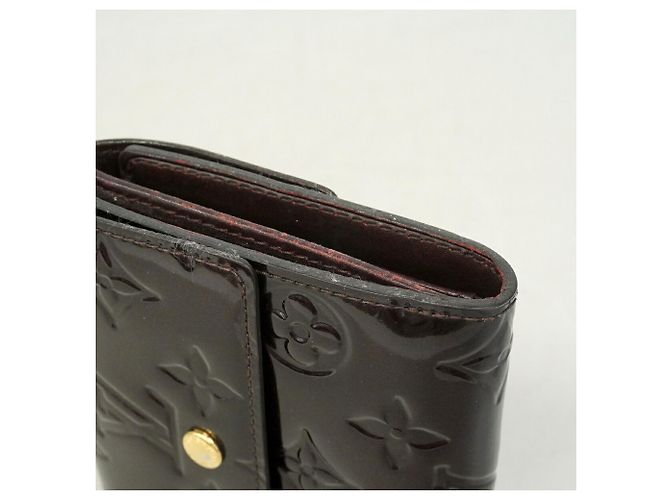 Portafoglio Louis Vuitton Tri-fold in Amarante Bordò - vista 7