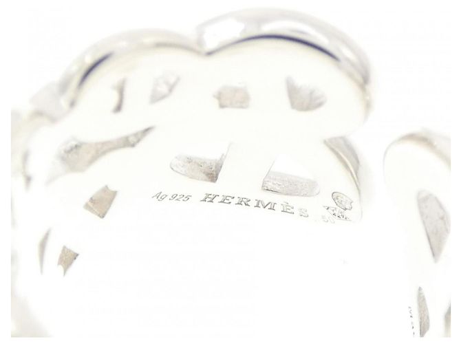 Ring Anello Hermès Chaine d'Ancre Enchainée - vista 4