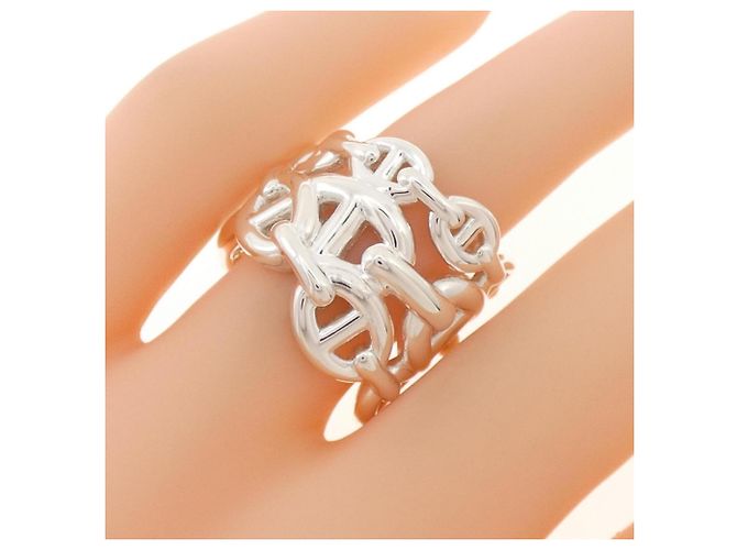 Ring Anello Hermès Chaine d'Ancre Enchainée - vista 5