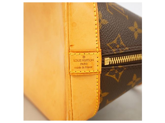 Borsa Louis Vuitton Alma Monogram Marrone - vista 5