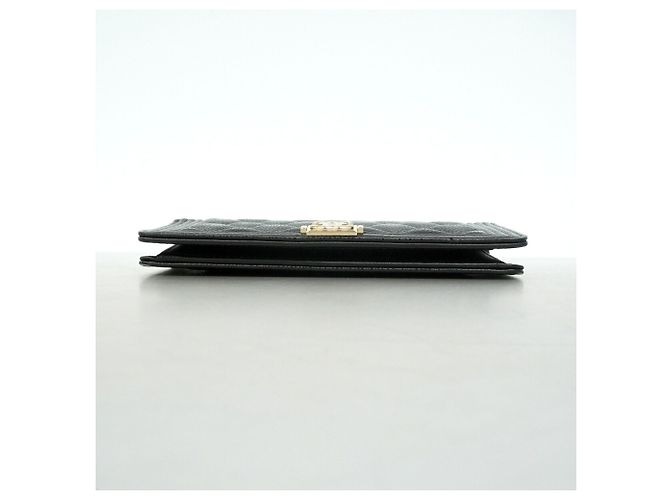 Cartera larga Chanel Boy Negro - vista 3