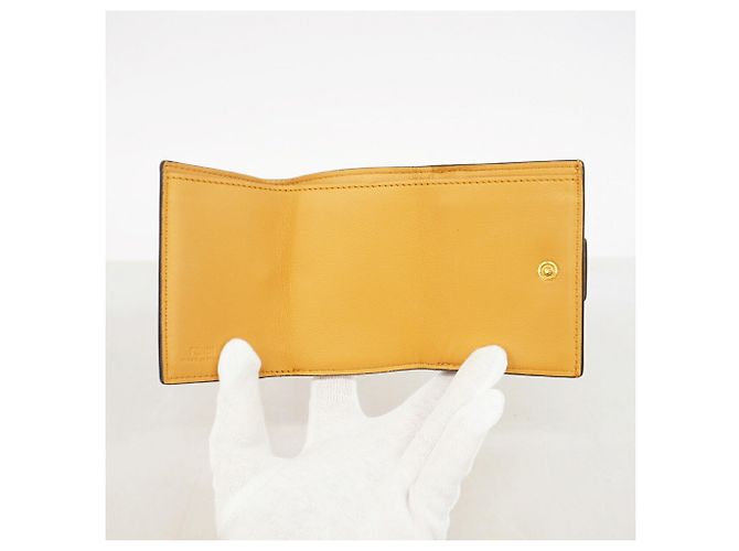 Fendi Brown Leather Tri-fold Wallet - view 3