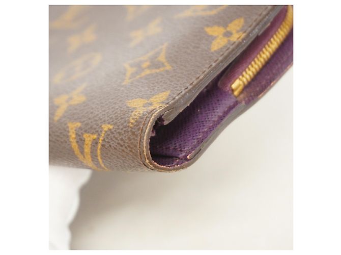 Louis Vuitton Monogram Portefeuille Insolite Long Wallet Porpora - vista 6