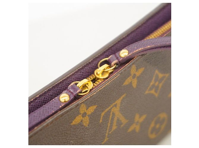 Louis Vuitton Monogram Portefeuille Insolite Long Wallet Porpora - vista 7