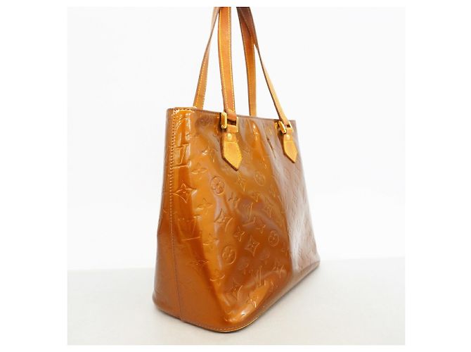 Borsa Tote Louis Vuitton Vernis Houston Bronzo - vista 2